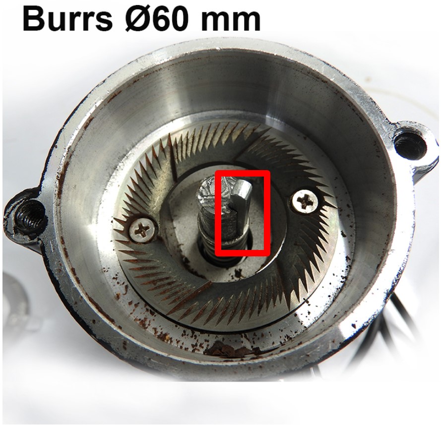 อะไหล่ แกนกลาง แท่น ฟันบด เครื่องบดกาแฟ coffee mill 600n รหัส 1286