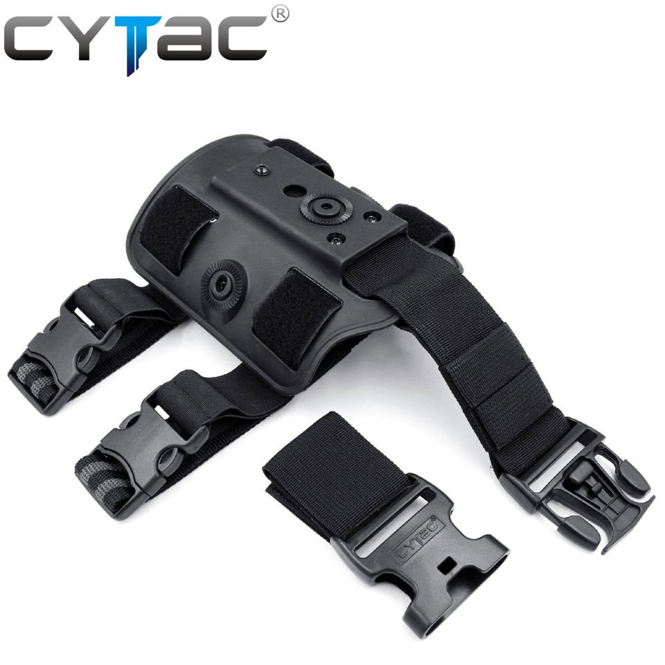 (ของแท้) เพลทติดกับซองปืน Cytac รัดขา