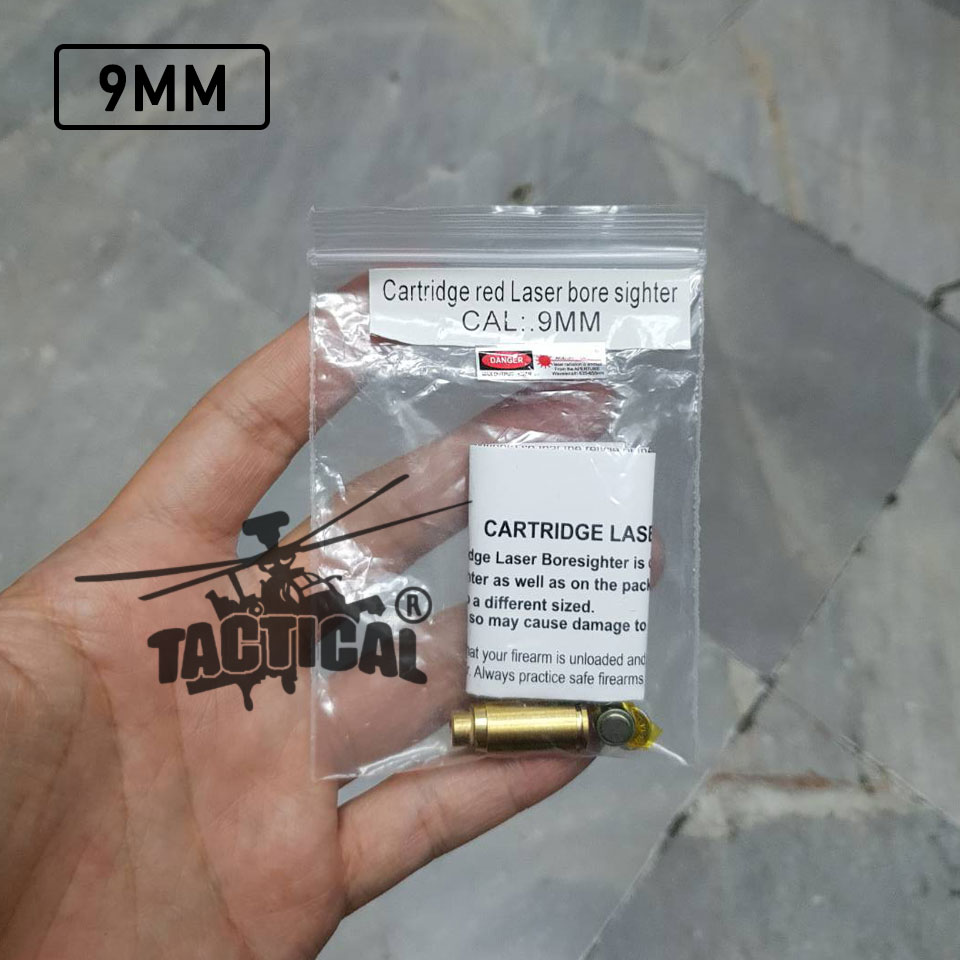 เลเซอร์ตั้งศูนย์ ชนิดใส่ในรังเพลิง (เลเซอร์สีแดง) 9มม./.45/.223 REM/12GA