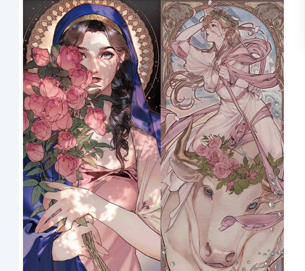 การเดินทางของภูต: เทคนิคการวาดภาพประกอบสไตล์อาร์ตนูโว