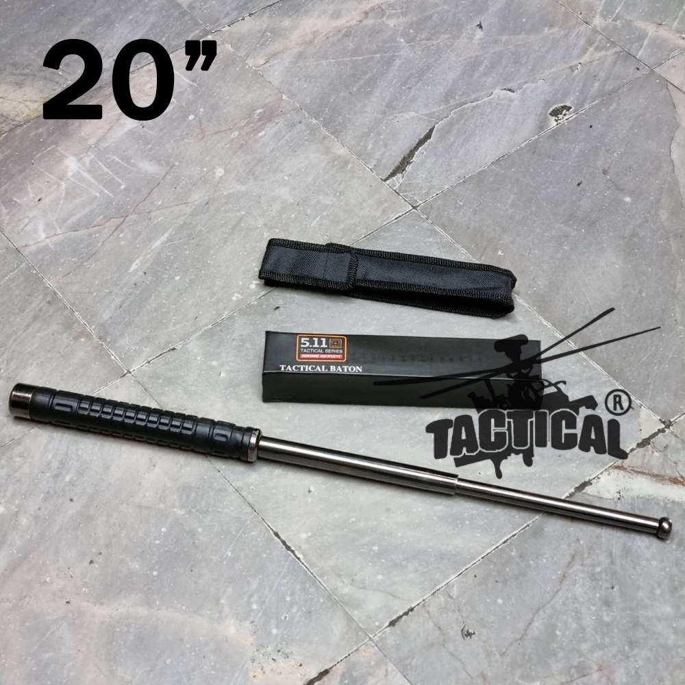 ดิ้วเหล็ก Tactical ด้ามยาง 20" 25" (แข็งแรง)