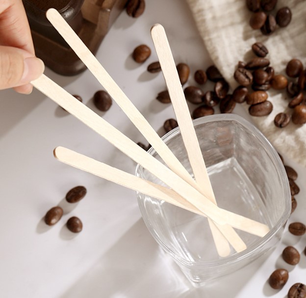 ไม้คนกาแฟ แบบใช้แล้วทิ้ง แพ็ค 490-500 ชิ้น (แพ็คแยกชิ้น)