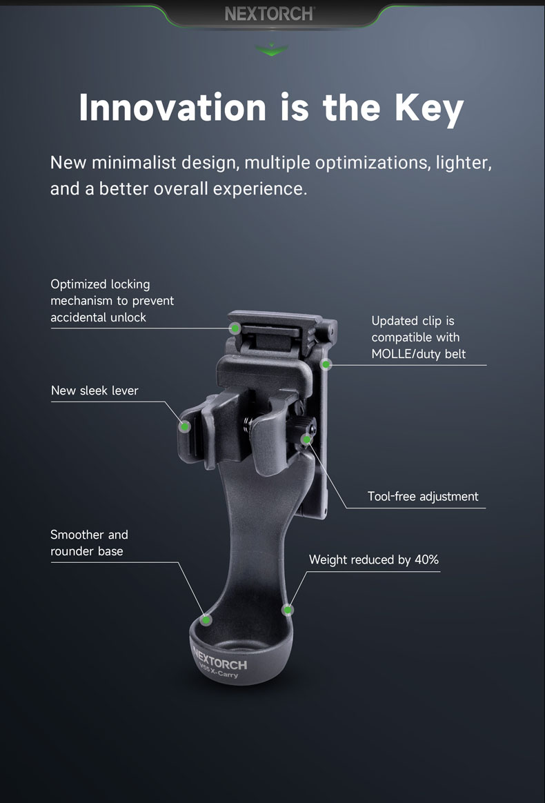 ซองไฟฉาย Nextorch รุ่น V55, V55L X-Carry