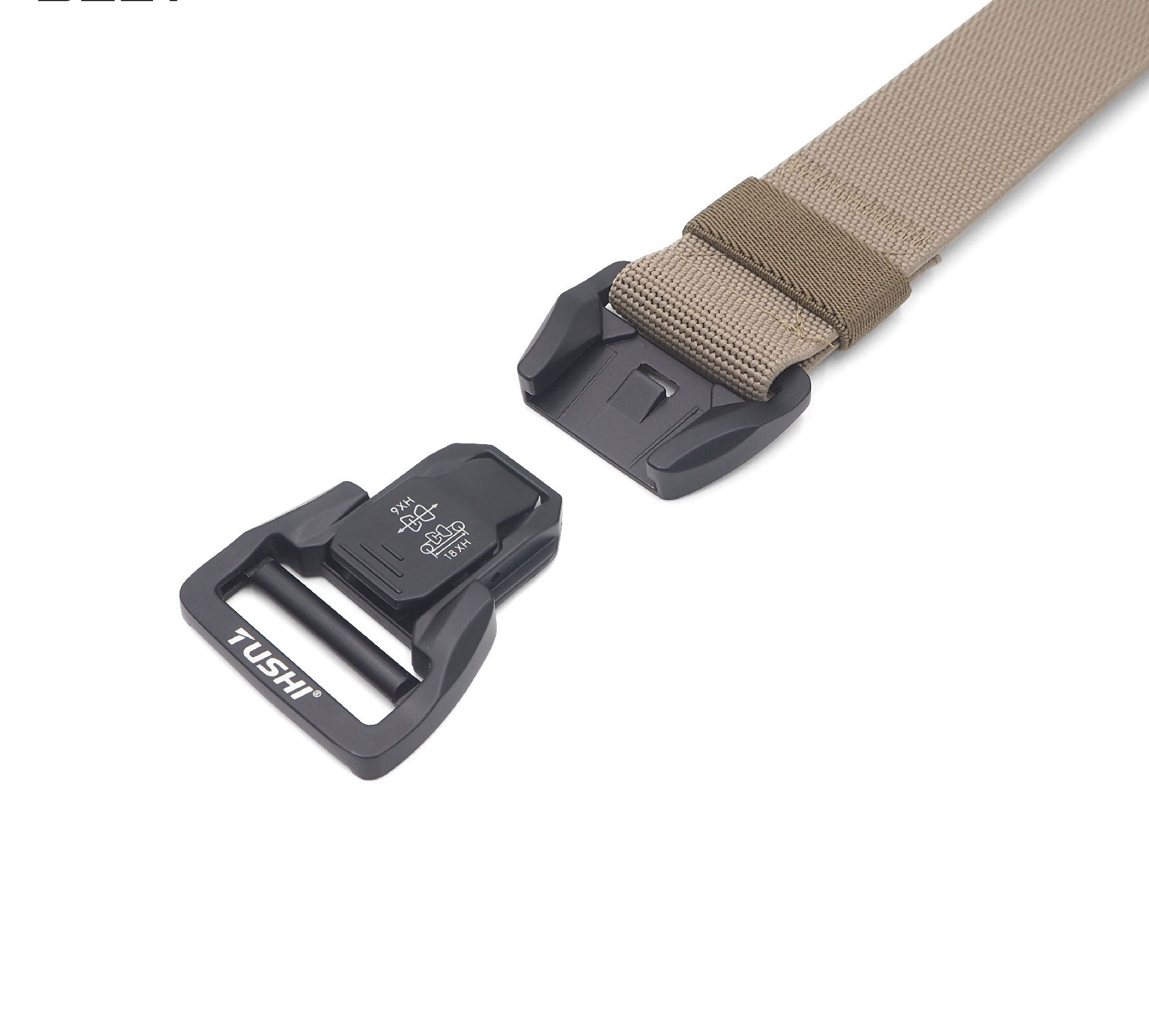 เข็มขัดสายยางยืด หัวปลดไว รุ่น 910