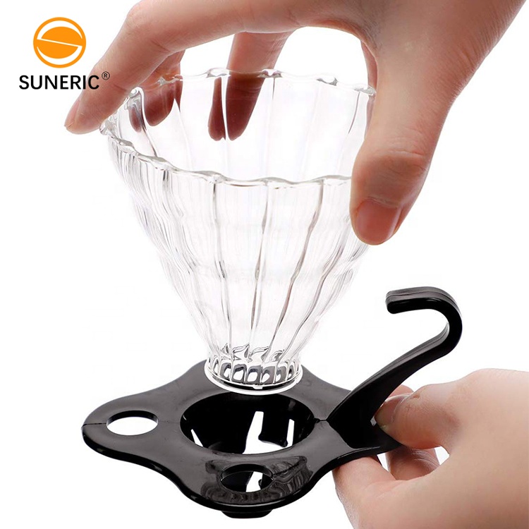 ถ้วยกรองกาแฟ ดริปเปอร์ ทรงกรวย รูเดี่ยว 2-4 ถ้วย รหัส 1743