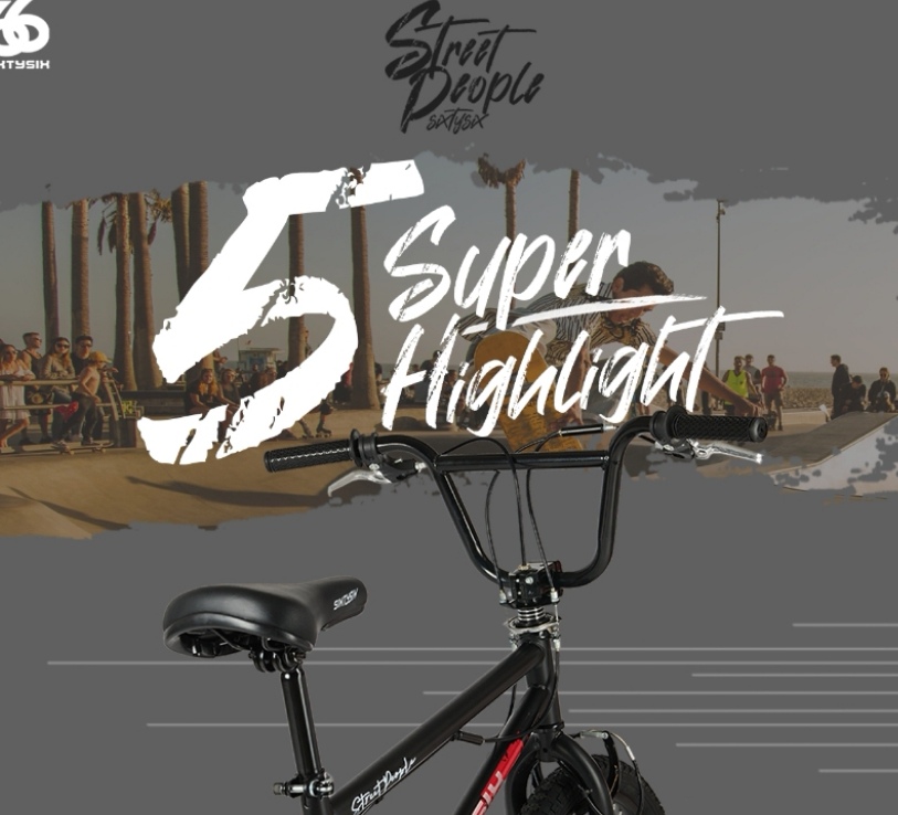 จักรยานBMX SIXTYSIX รุ่น STREET PEOPLE ล้อ20นิ้ว คอหมุนได้