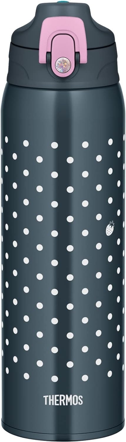 THERMOS FJJ-1001WF Vacuum Insulated 2-Way Bottle 1L สี Gray Pink เทอร์มอสกระติกน้ำกีฬาฉนวนสุญญากาศ เก็บอุณหภูมิได้ทั้งร้อนและเย็น ขนาด 1ลิตร