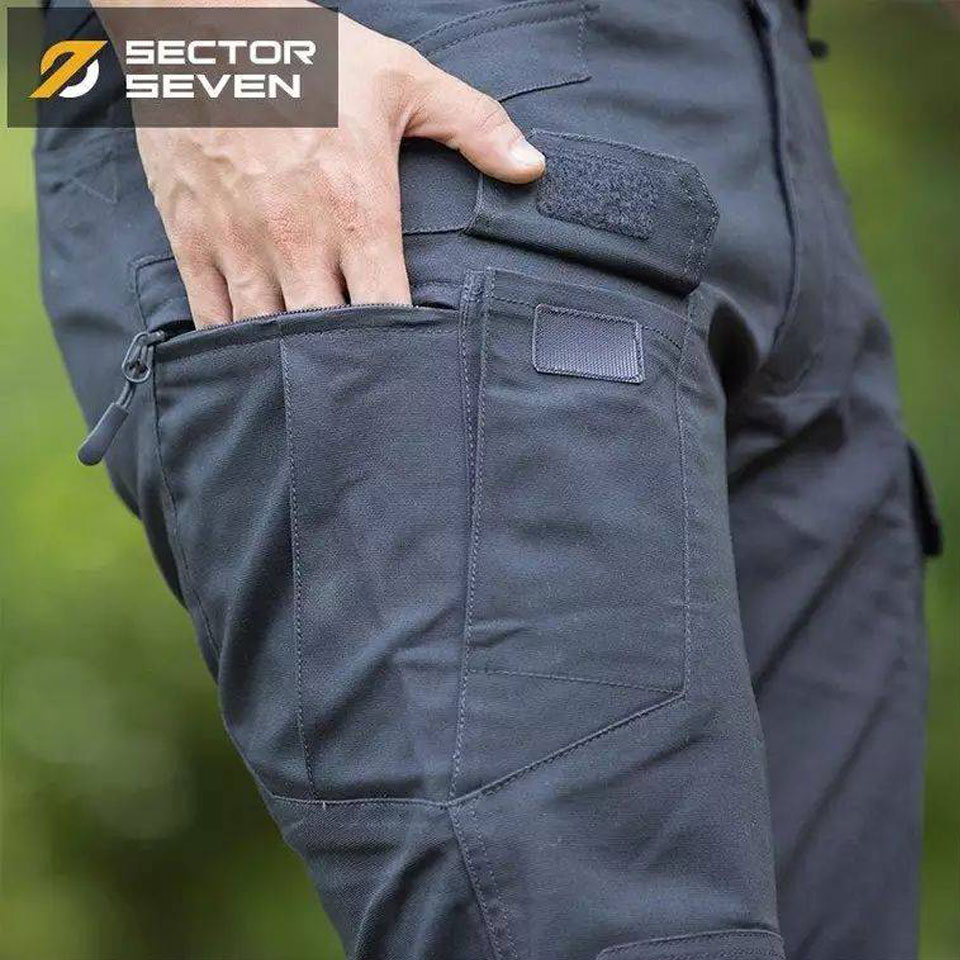 กางเกง Sector Seven IX7 เทา ผ้าหนา ยืด กันน้ำ (ของแท้)