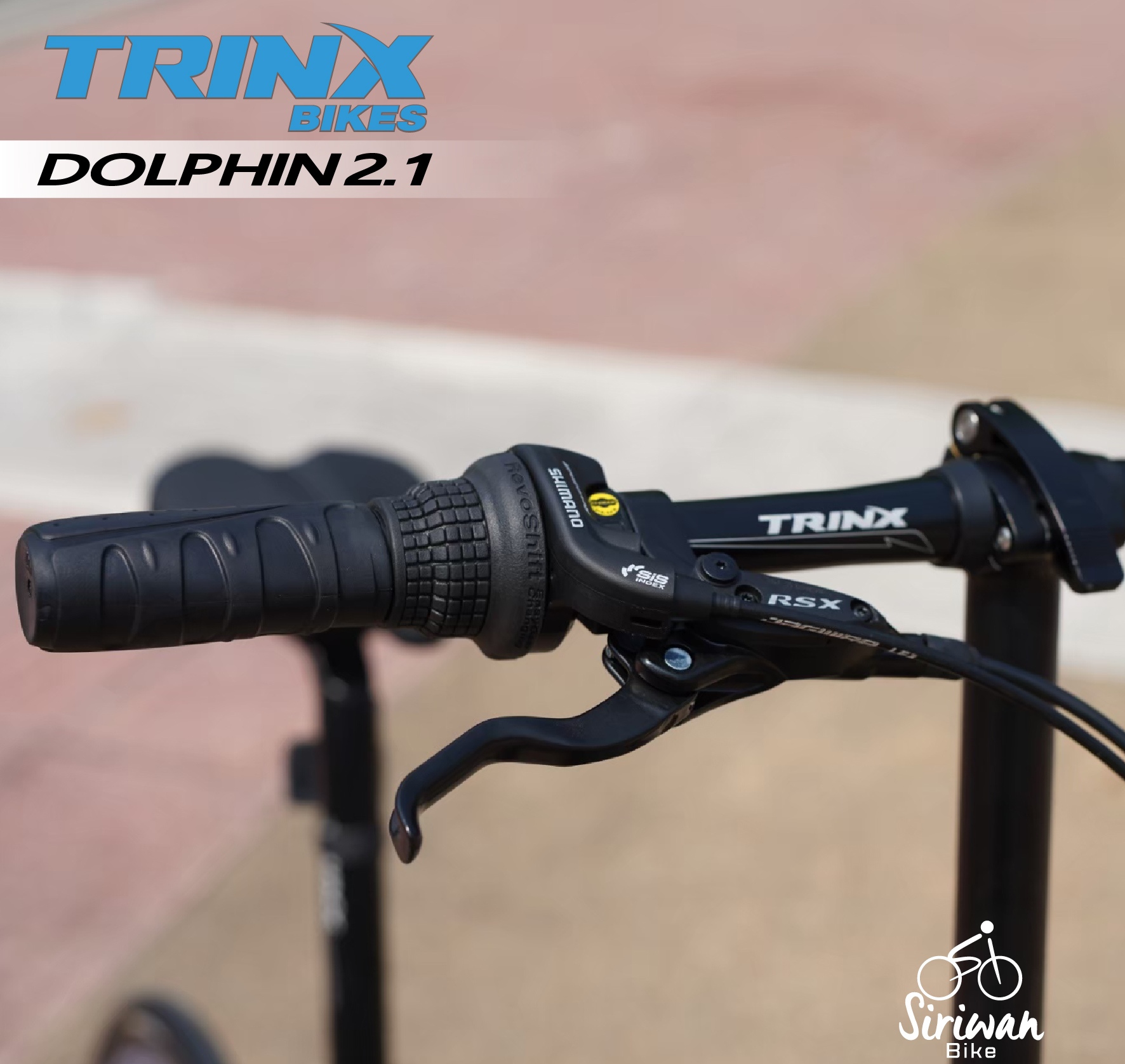 จักรยานพับได้ TRINX DOLPHIN 2.1 ล้อ 20 นิ้ว เกียร์ 7 สปีด ดิสเบรคน้ำมัน เฟรมอลูมิเนียม