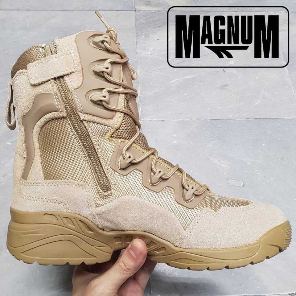 (SALE) รองเท้า Magnum ข้อยาว สีทราย