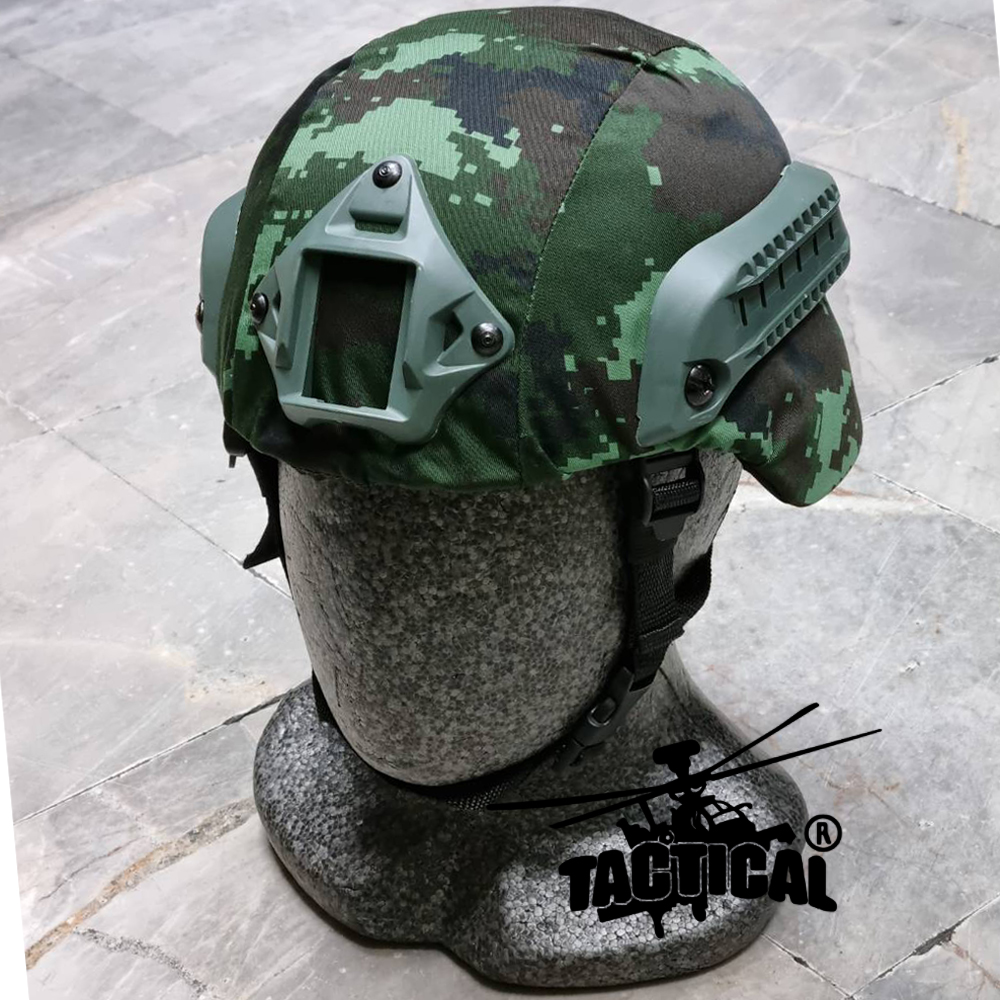 หมวก Mich 2000 พร้อมผ้าคลุม