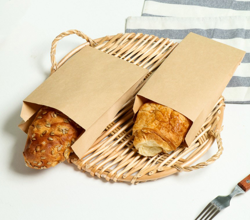 ถุงกระดาษใส่อาหาร แพ็ค 50 ชิ้น