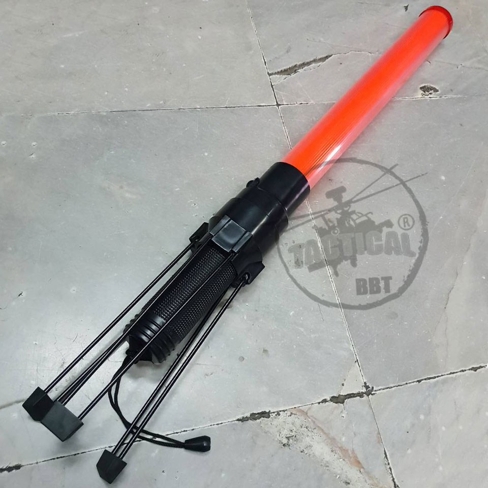 กระบองไฟจราจร มีขาตั้ง