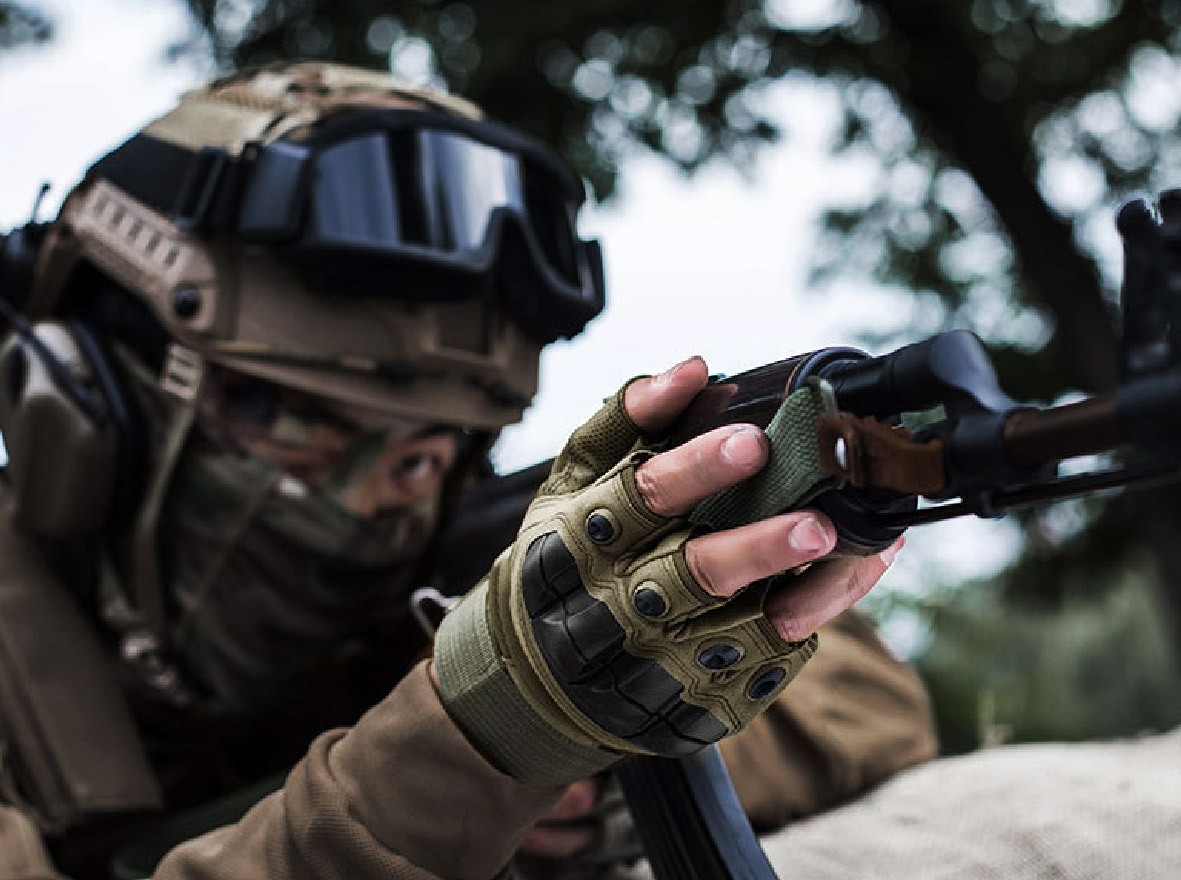 ถุงมือครึ่งนิ้ว OK สนับนิ่ม (3 สี)