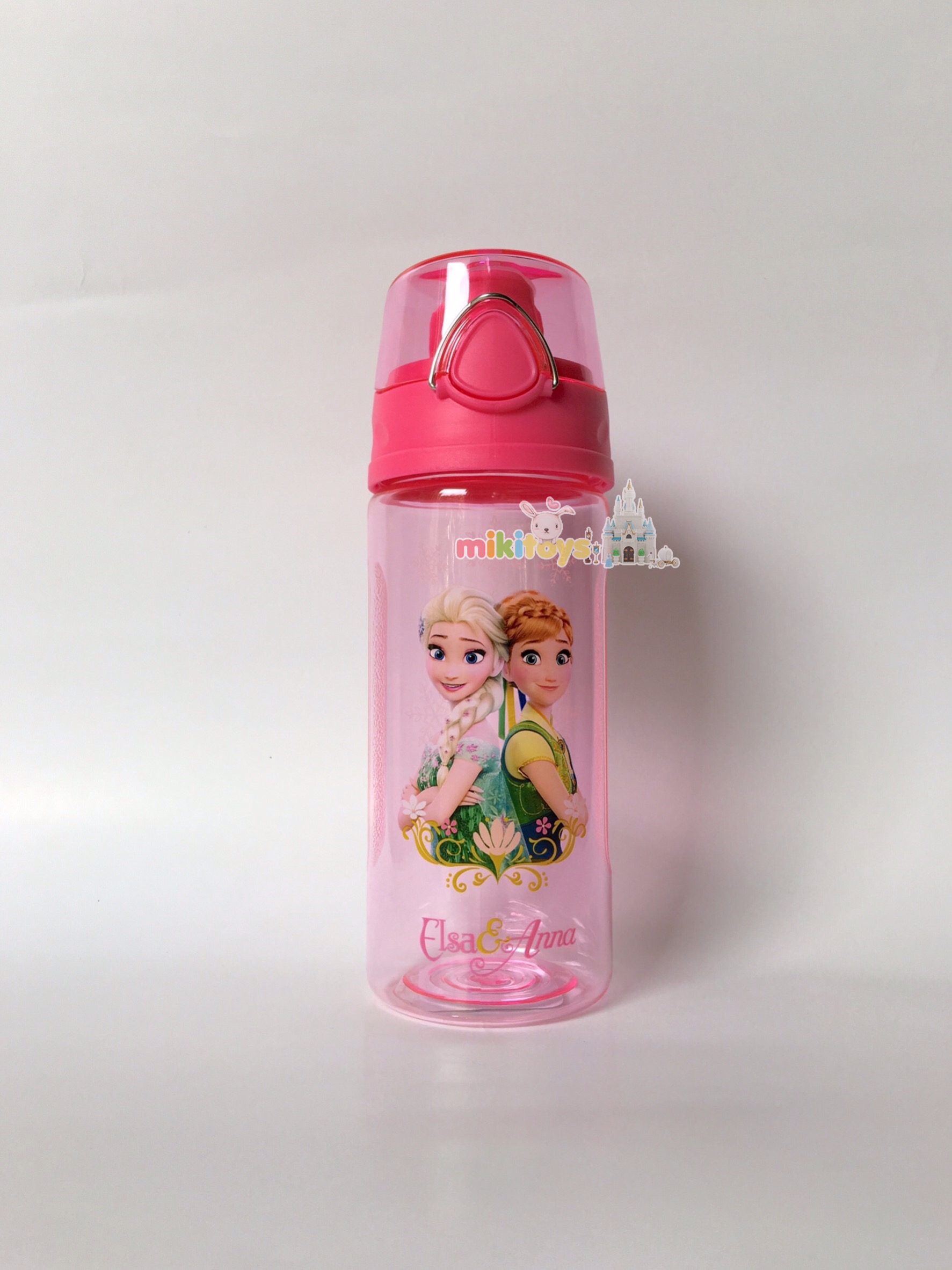 กระติกน้ำเด็ก โฟรเซ่น FROZEN Fever PINK รุ่นยกดื่ม สีชมพูใสๆ *BPA Freeปลอดภัยค่ะ