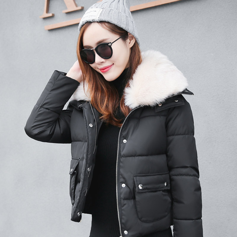 PreOrderคนอ้วน - เสื้อกันหนาว แจ๊คเก็ตบุนุ่น ขนเฟอร์อุ่น ถอดได้ สี : ขาว / ชมพู / ดำ