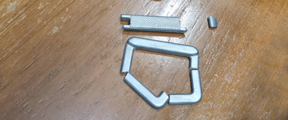 (SALE) เข็มขัดพลร่ม US. หัวเงิน