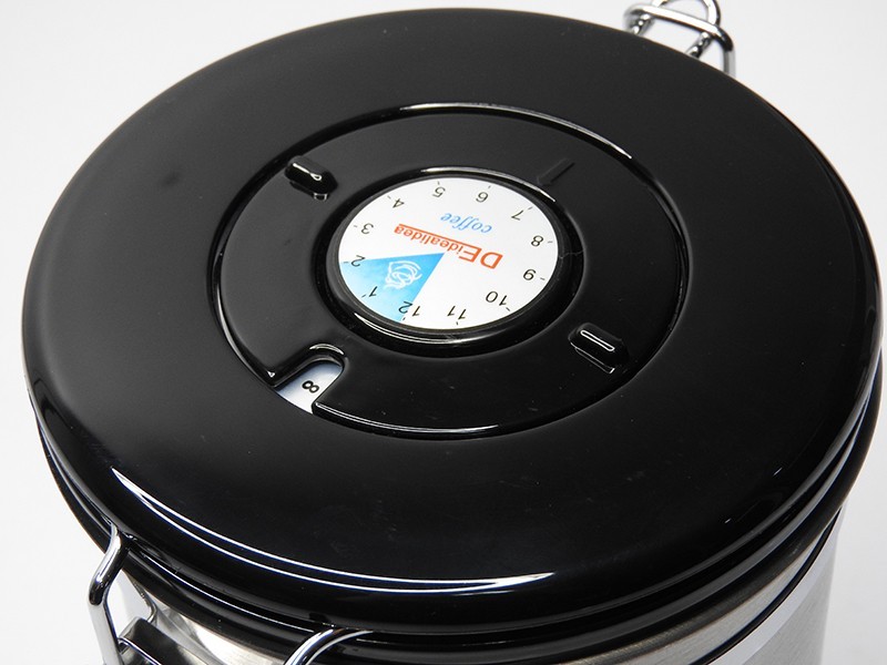 โถเก็บเมล็ดกาแฟ สูญกาศ กันความชื้น 700 กรัม รหัส 1610-576