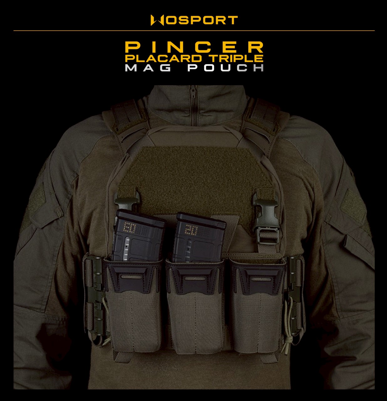 ซองแม็กกาซีนทรง Pincer (Wosport)