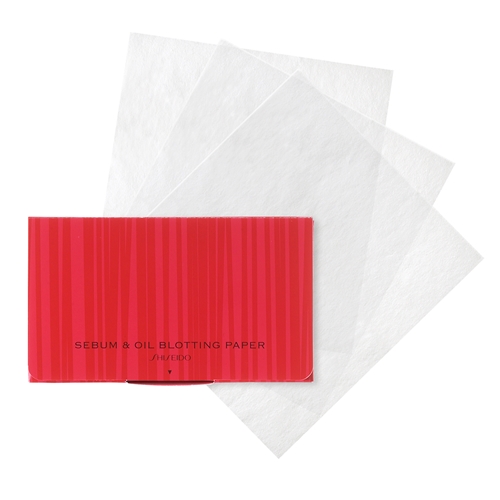 Shiseido Sebum & Oil Blotting Paper กระดาษซับมัน กล่องสีแดง ขนาด90แผ่น
