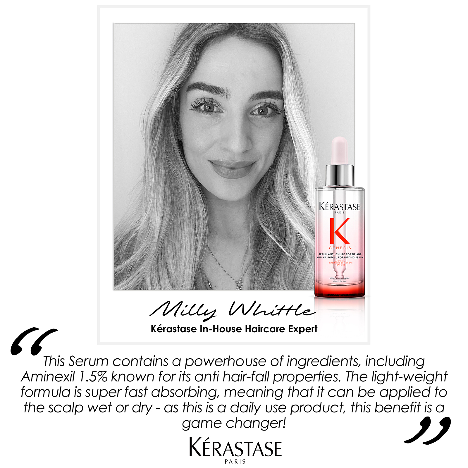 Kerastase Genesis Anti Chute Fortifiant Anti Hair Fall Serum 90 ml เซรั่ม ป้องกัน ผมร่วง ผมอ่อนแอ