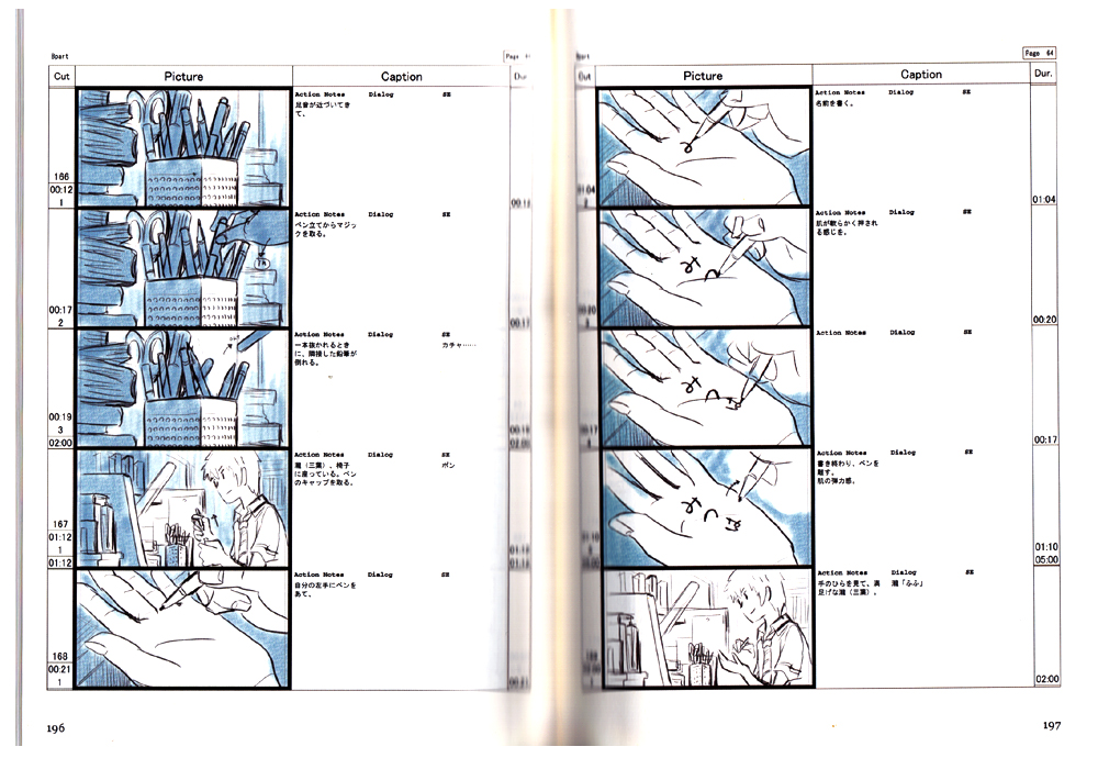 Makoto Shinkai Storyboard Collection Vol. 2 - Your Name. Book