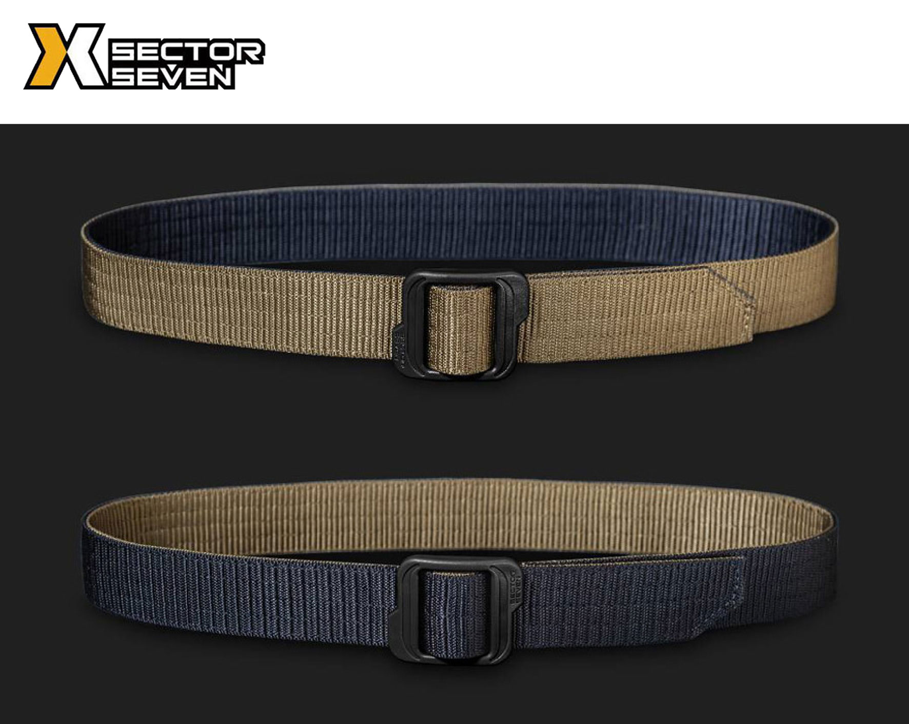 เข็มขัด Sector Seven (Original) ใส่ได้ 2 ด้าน