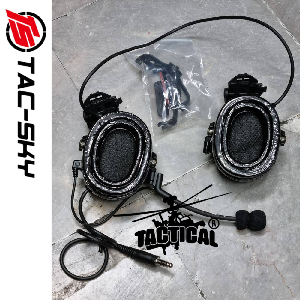 หูฟังสื่อสารตัดเสียงได้ ทรง Comtac III ยี่ห้อ Tac-Sky