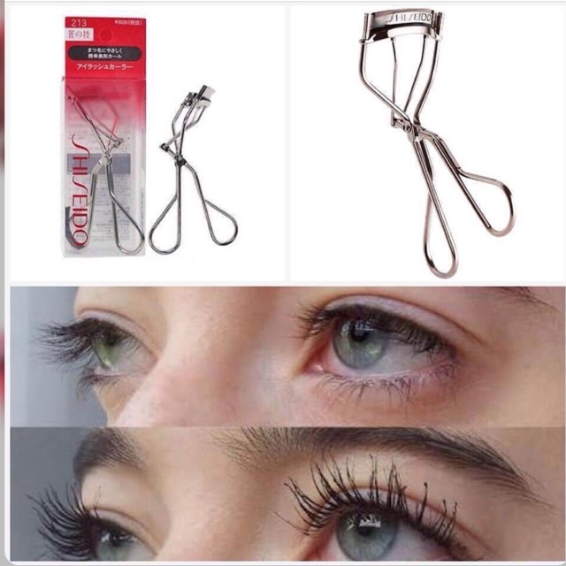 Shiseido Eyelash Curler 213 ที่ดัดขนตาชิเซโด้ 213 ที่ดัดขนตาดีไซน์โค้งเป็นพิเศษเพื่อสาวเอเชีย