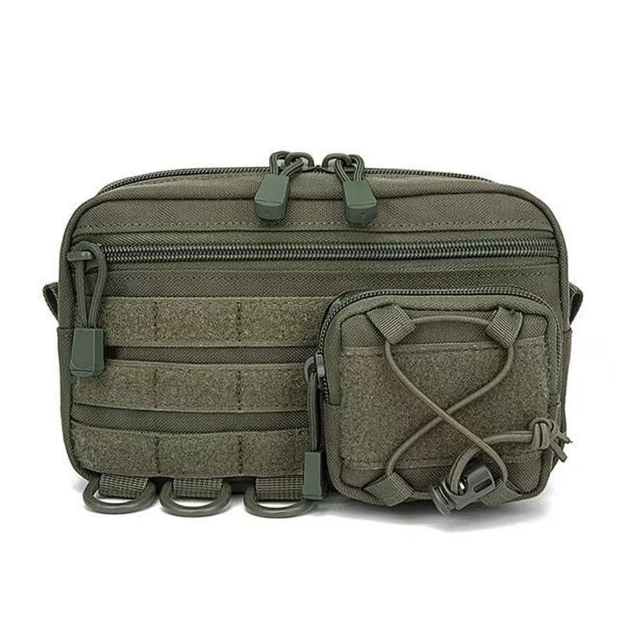 กระเป๋าคาดเอว EDC ระบบ Molle พร้อมช่องเก็บของหลายชั้น