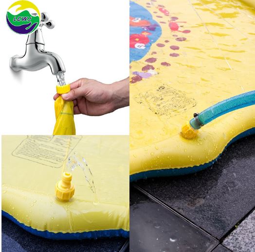 ถาดน้ำพุของเล่นสวนน้ำแสนสนุก