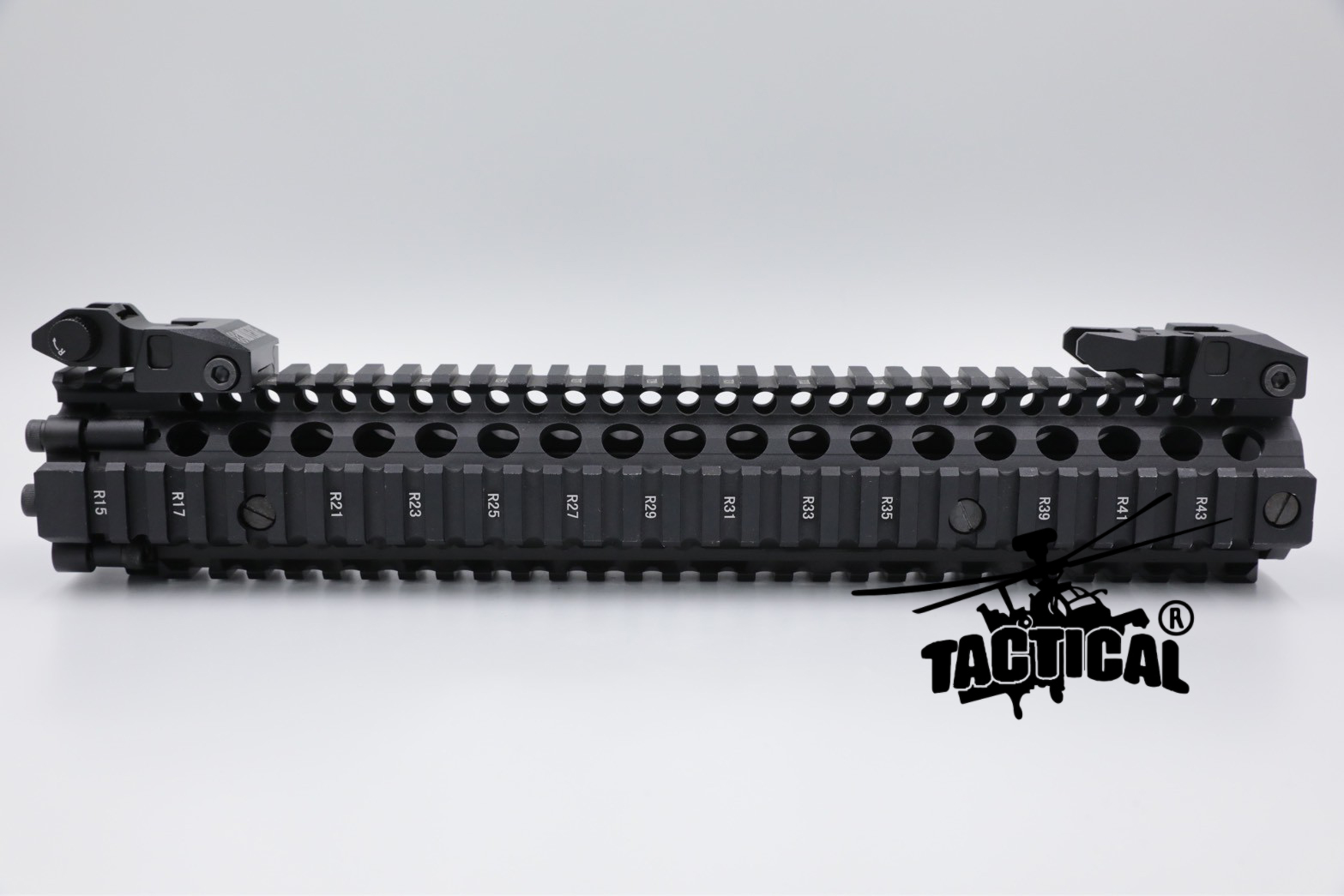 ศูนย์หน้า-หลังพับได้ โลหะ รุ่น ศูนย์เล็งเรืองแสง ทรง Noveske