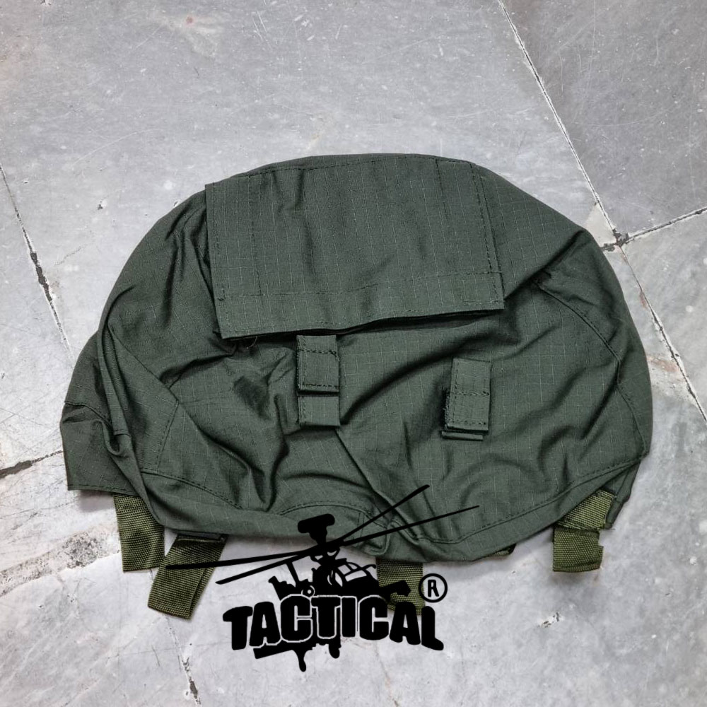 ผ้าคลุมหมวกคอบร้า มีสายรัดแว่น ช่องใส่แผนที่