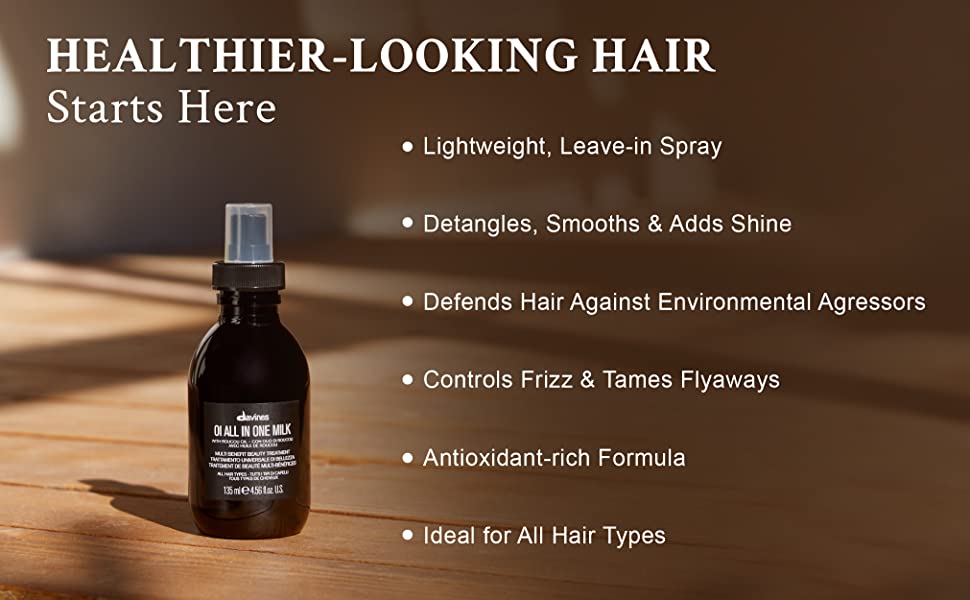 Davines OI All in One Milk ดาวิเนส เซรั่มน้ำนมบำรุงเส้นผมรูปแบบสเปรย์ 135ml