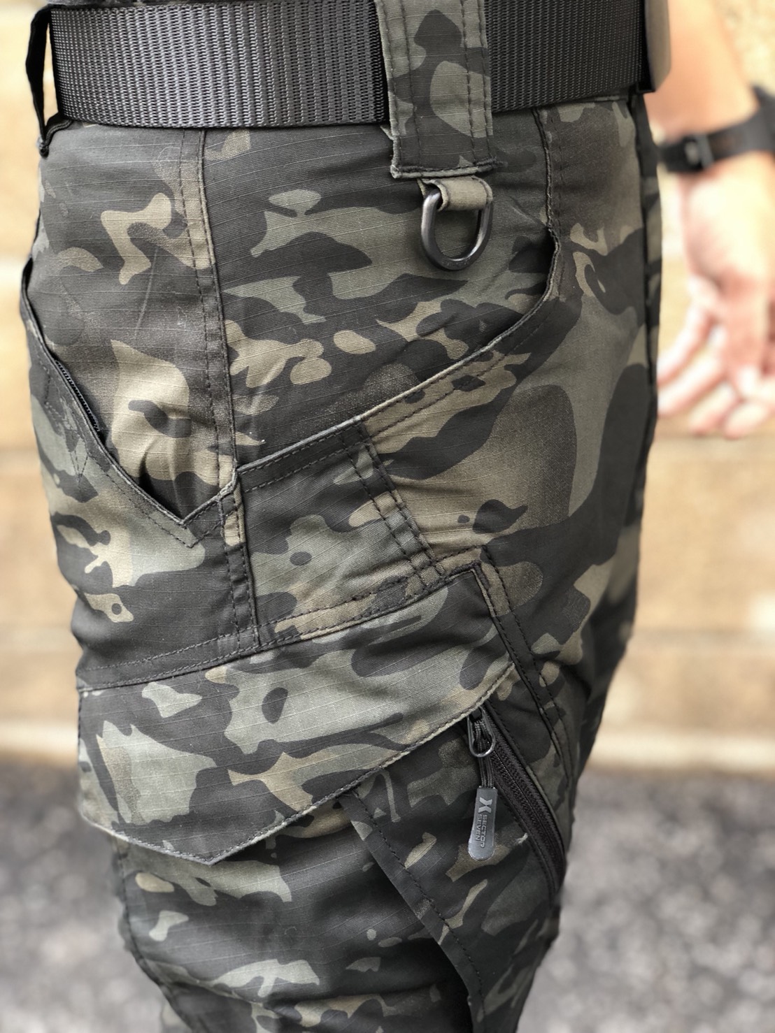 กางเกง Sector Seven IX9C มัลติแคมดำ MCBK ผ้าเบา ยืด กันน้ำ (ของแท้)