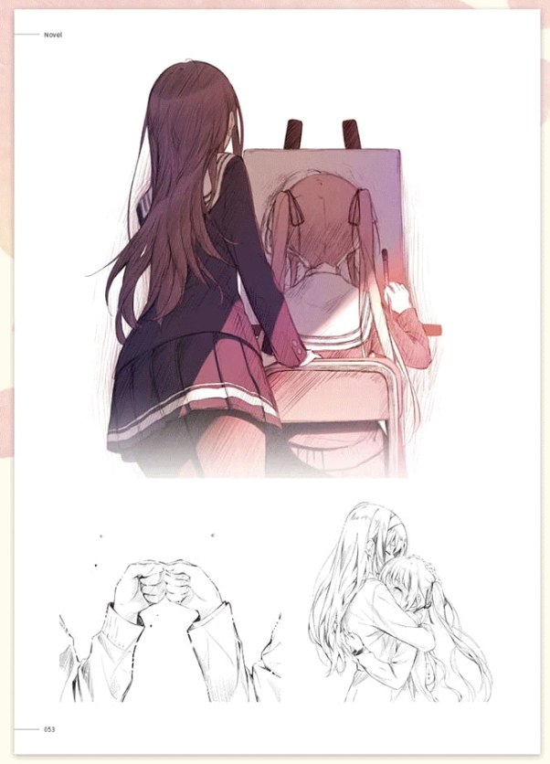 Artbook วิธีปั้นสาวบ้านให้มาเป็นนางเอกของผม 1 Flat.