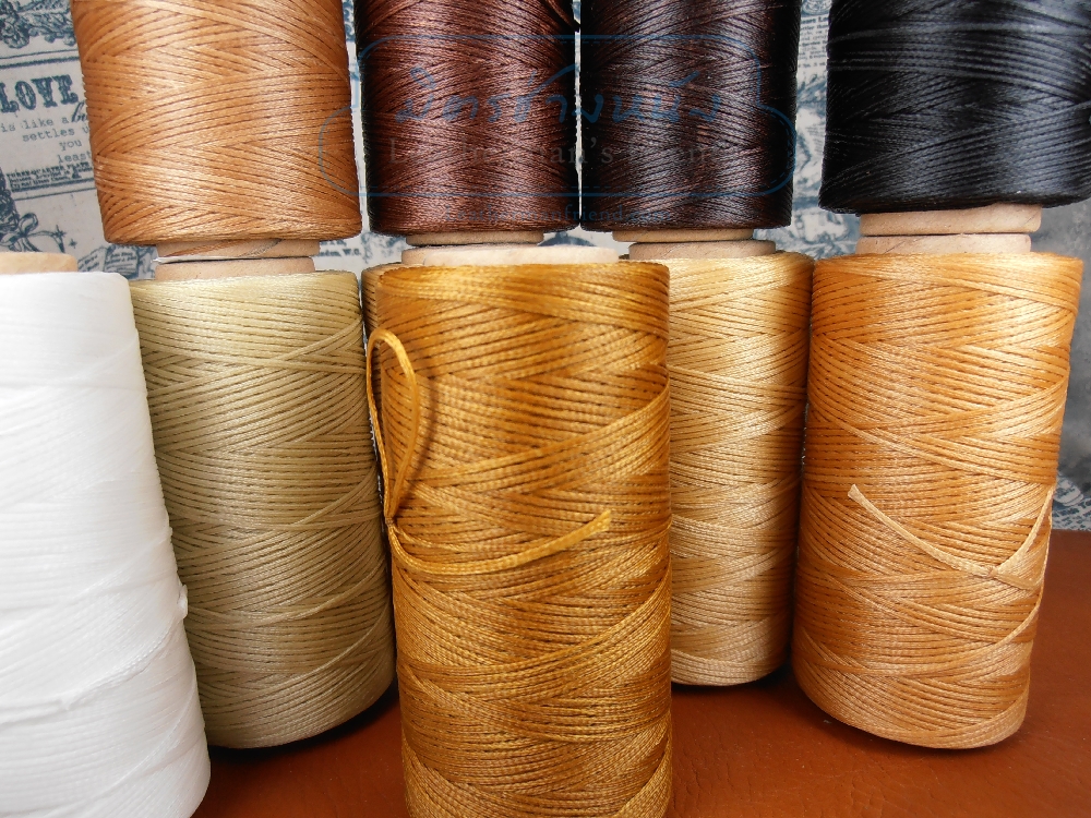 ด้ายเทียนนอก เบอร์ 210D ถักแบน กว้าง 1.1 มิล