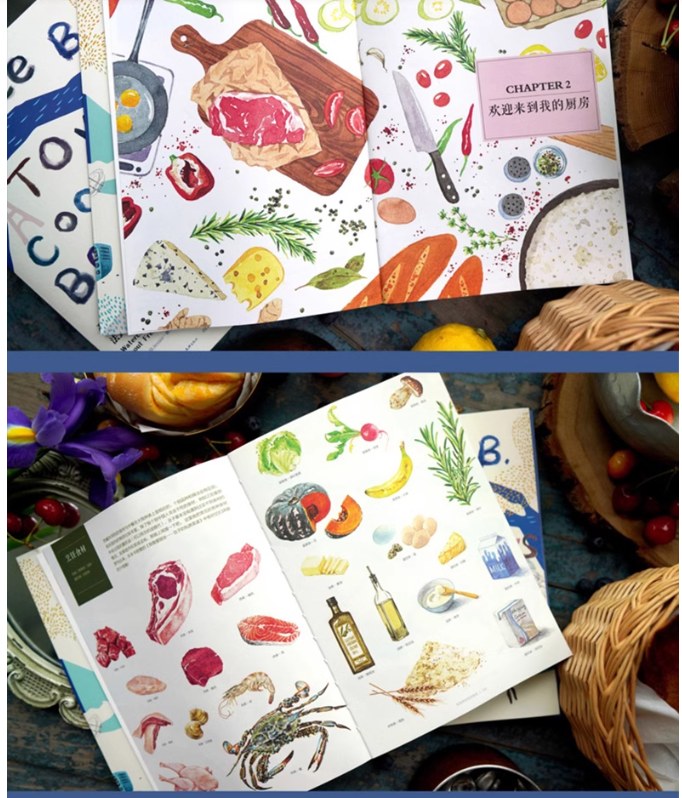 Alice's Cookbook มาวาดอาหารฝรั่งเศษด้วยสีน้ำสุดสวยกันเถอะ!