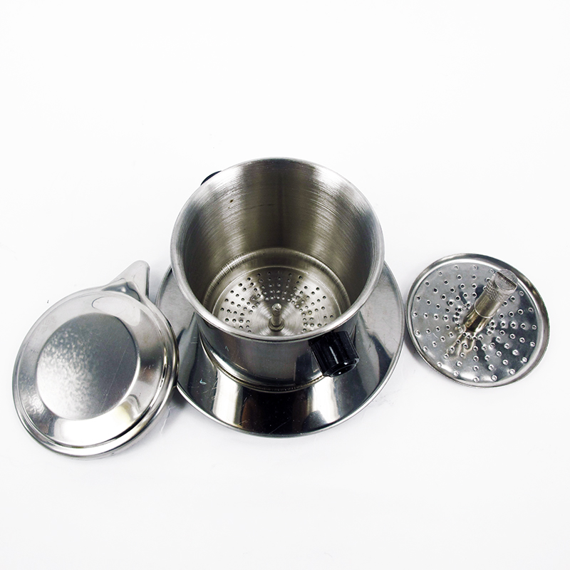 กาชงกาแแฟดริปเวียดนาม สแตนเลส มีด้ามจับ 1610-386