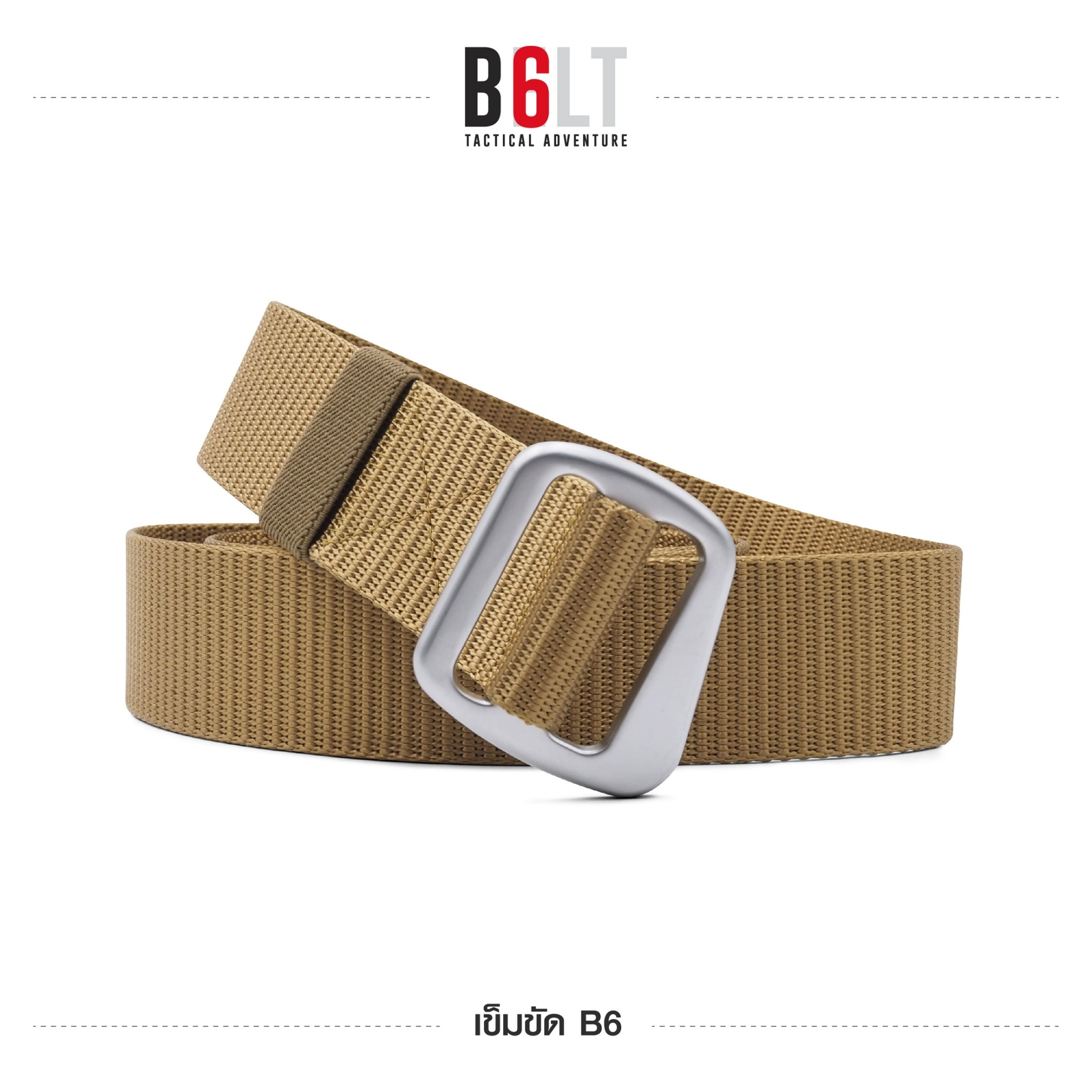เข็มขัดไนลอน แท้ 100% B6