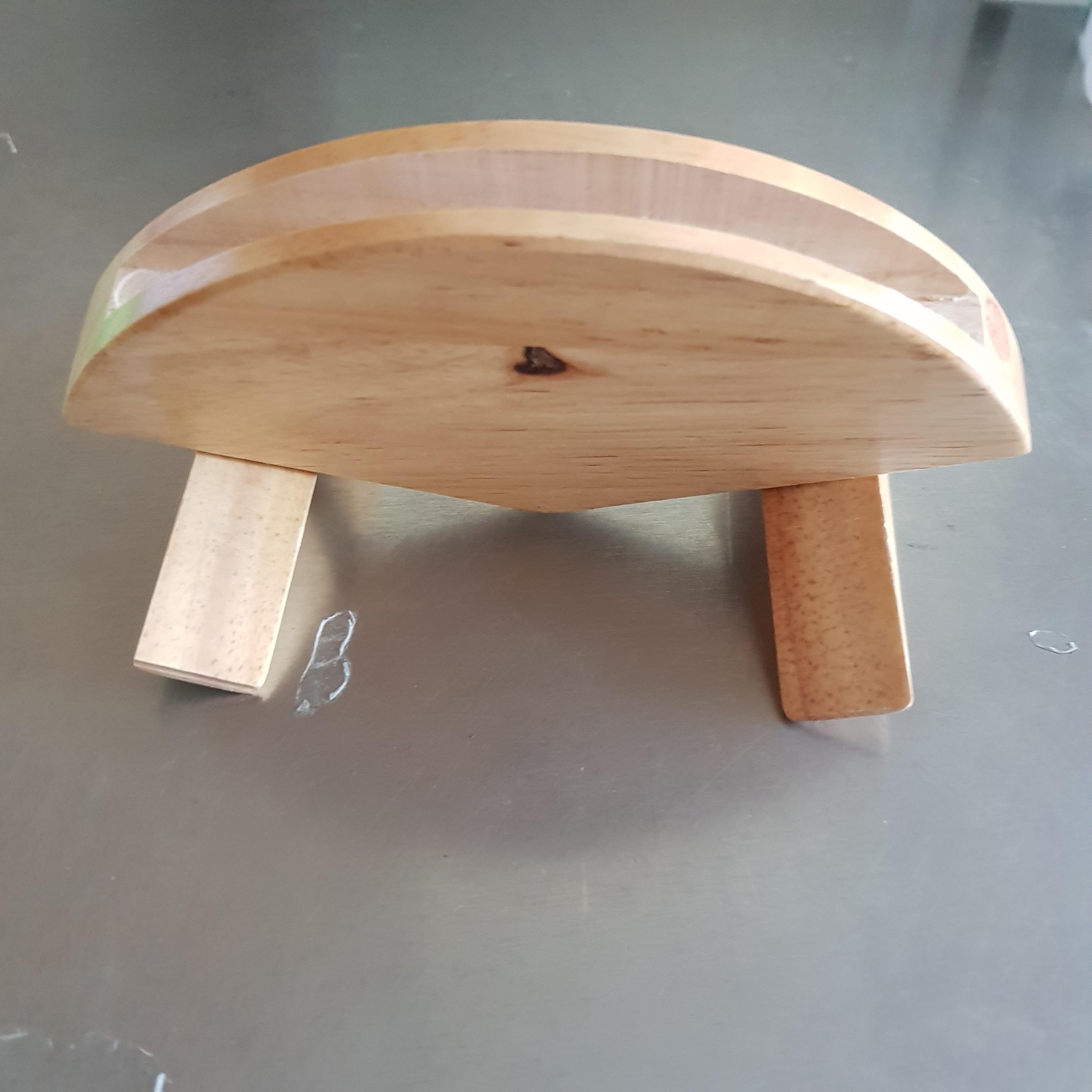 ที่วางโทรศัพท์ขาหมุนได้ ตรา เดลิซิโอ้ ลายไม้