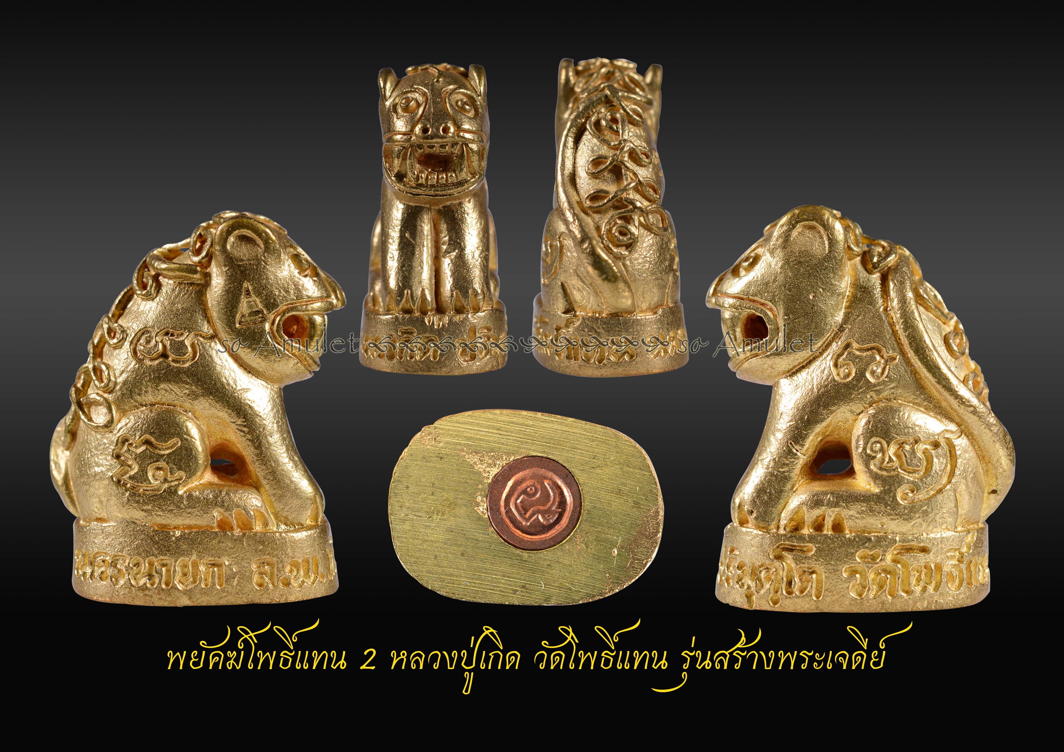 พยัคฆ์โพธิ์แทน 2 หลวงปู่เกิด วัดโพธิ์แทน รุ่นสร้างพระเจดีย์