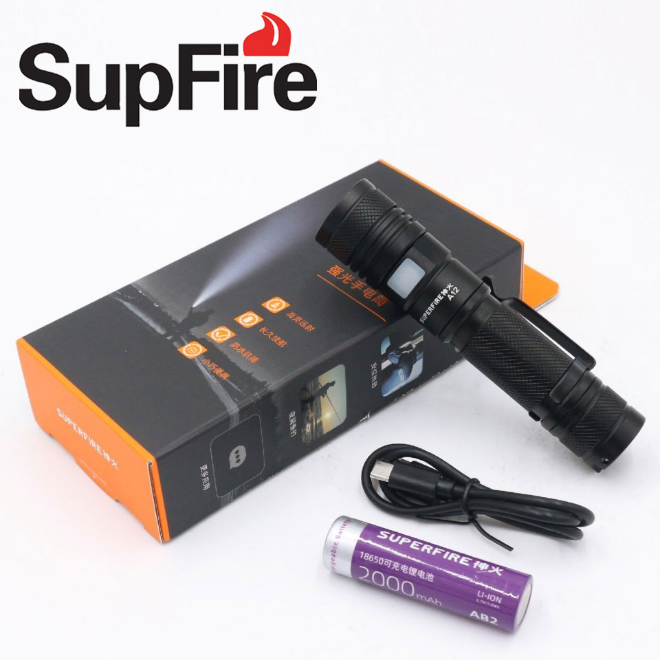 ไฟฉาย SupFire รุ่น A12 (ไฟแรง)