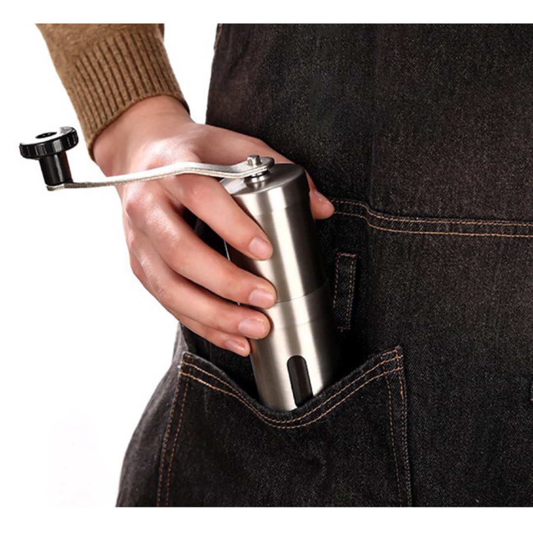 เครื่องบดกาแฟมือหมุน ทรงกระบอกพกพา รหัส 1614-118