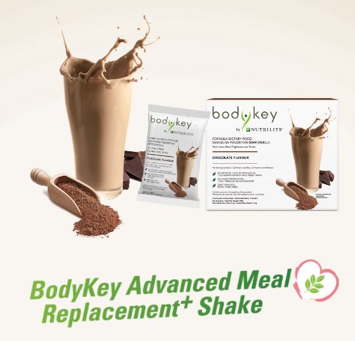 BodyKey by Nutrilite Meal Replacement Shake (Chocolate) บอดี้คีย์ รสช๊อกโกแลต อาหารเสริมลดน้ำหนัก ด้วยวิธีทดแทนมื้ออาหาร