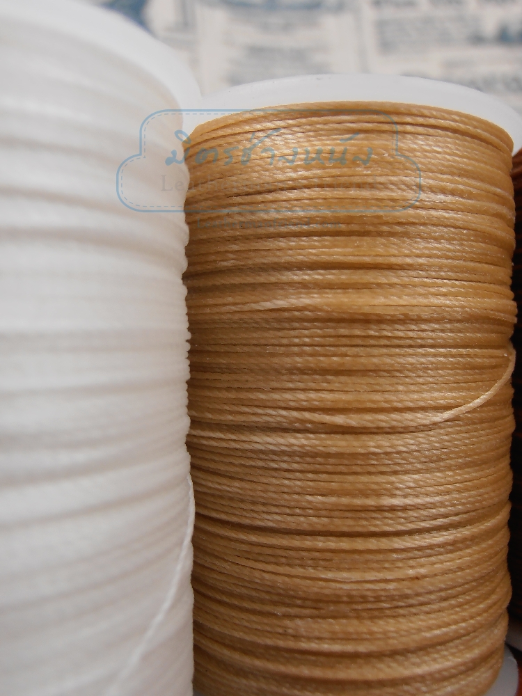 ด้ายเทียนนอก แบบเกลียวถักกลม 0.45 มิล