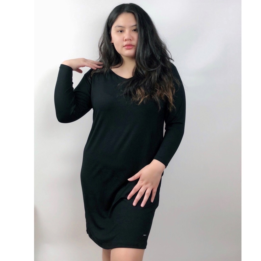 เสื้อยืดแขนยาวเดรส ไซด์ XXL