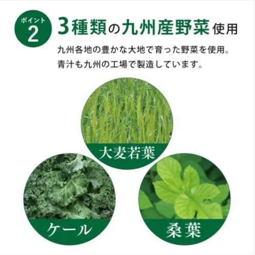 新日配薬品 Kyushu Green Farm Karada Care GABA Aojiru คิวชู กรีนฟาร์ม คาราดะแคร์ กาบ้า อาโอจิรุ เครื่องดื่ม GABA สูตรดูแลสุขภาพจากญี่ปุ่น ขนาด 3 กรัม x 30 ซอง