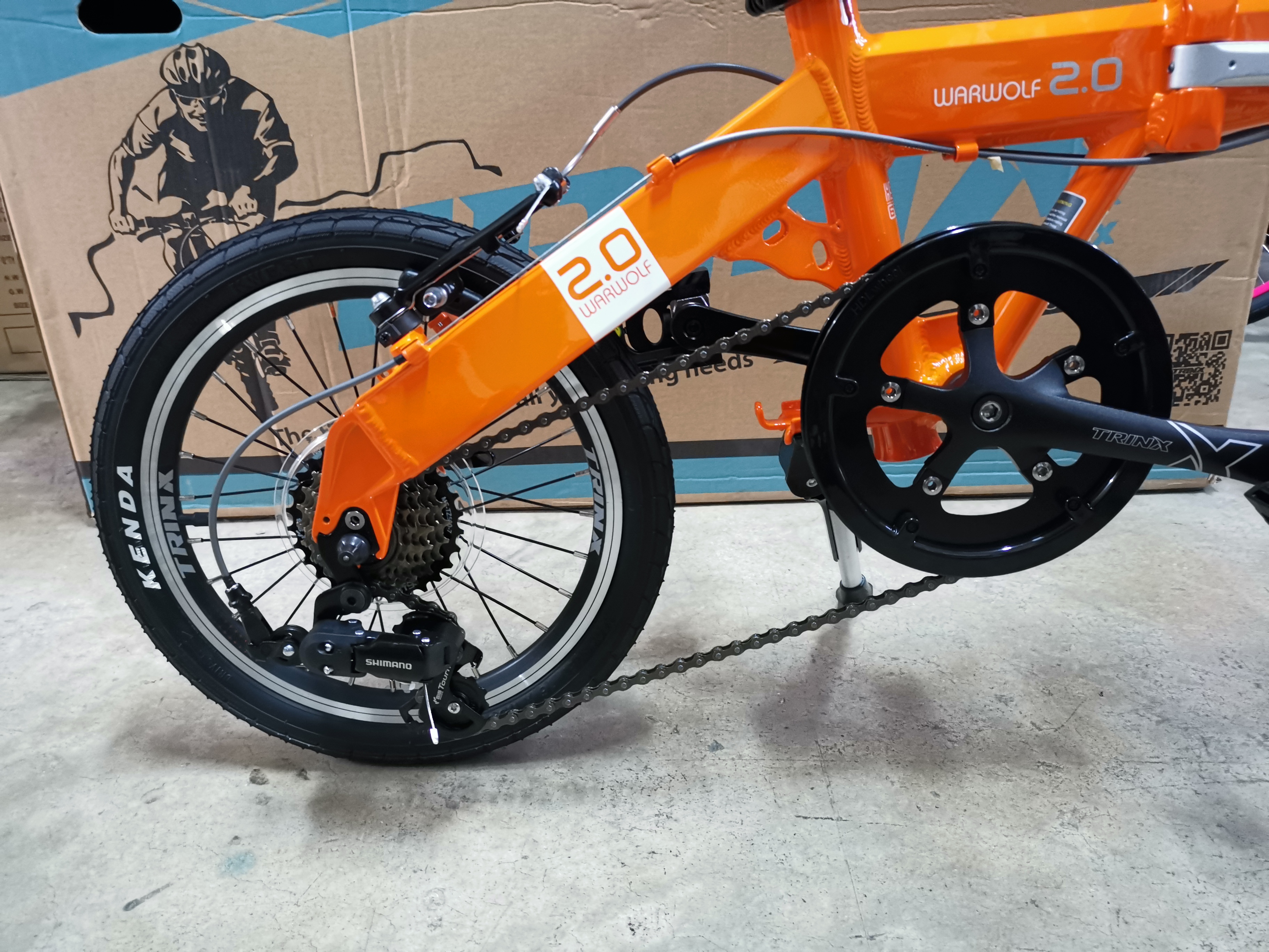 จักรยานพับได้ TRINX WARWOLF 2.0