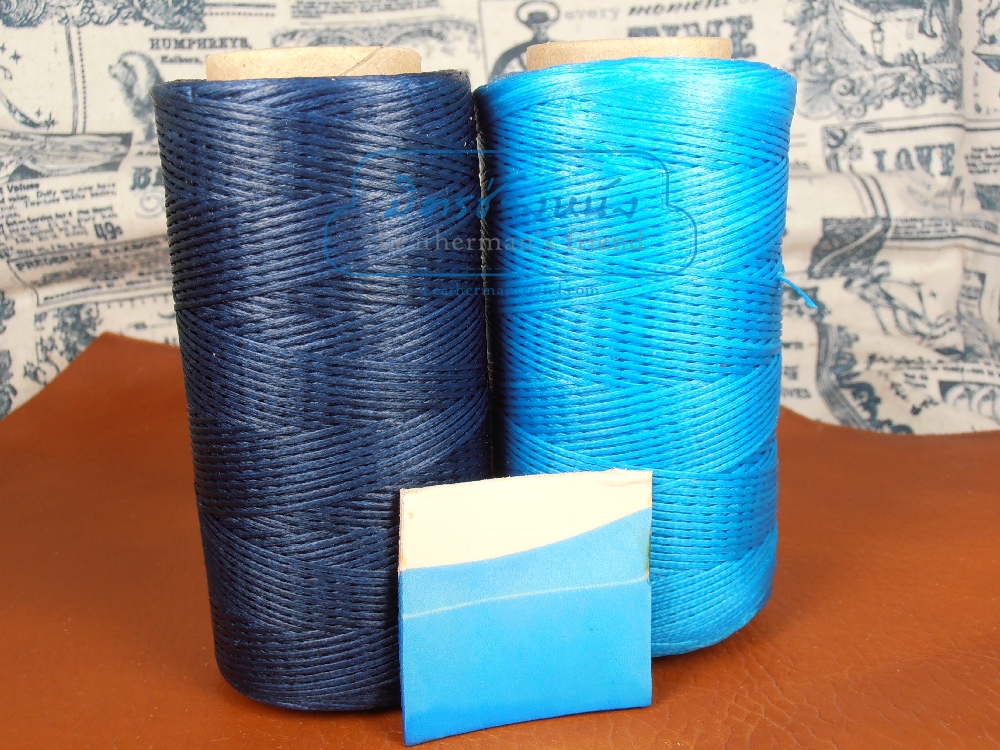 ด้ายเทียนนอกเกรดสูง โทนน้ำเงิน ขนาด150d